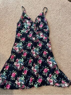 NO BRAND Junior Lightweight Floral Mini Dress